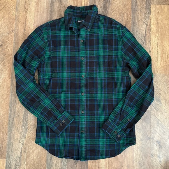 Lands End Flannel Medium - Picture 1 of 2